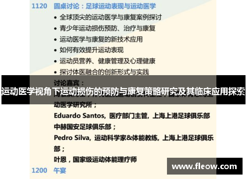 运动医学视角下运动损伤的预防与康复策略研究及其临床应用探索